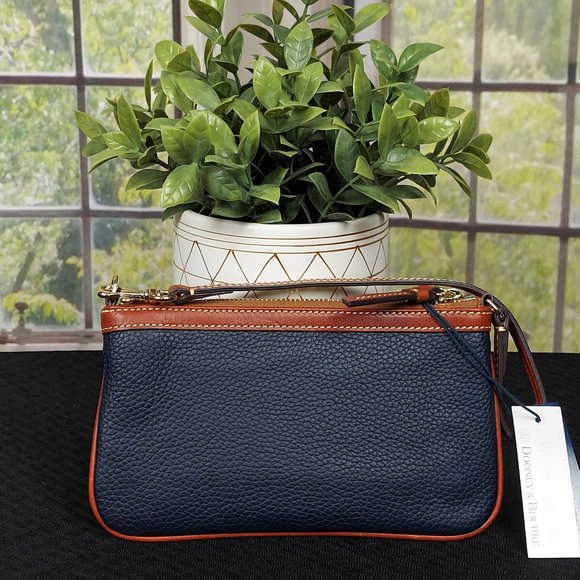 NWT DOONEY & BOURKE LARGE PEBBLE GRAIN SHOPPER & LARGE SLIM WRISTLET (BL… - Picture 14 of 16